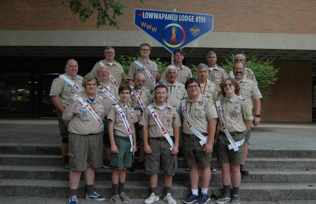 Lowwpanaeu Lodge 191's NOAC 2022 contingent.